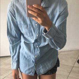 JCrew Mercantile Denim Shirt Small